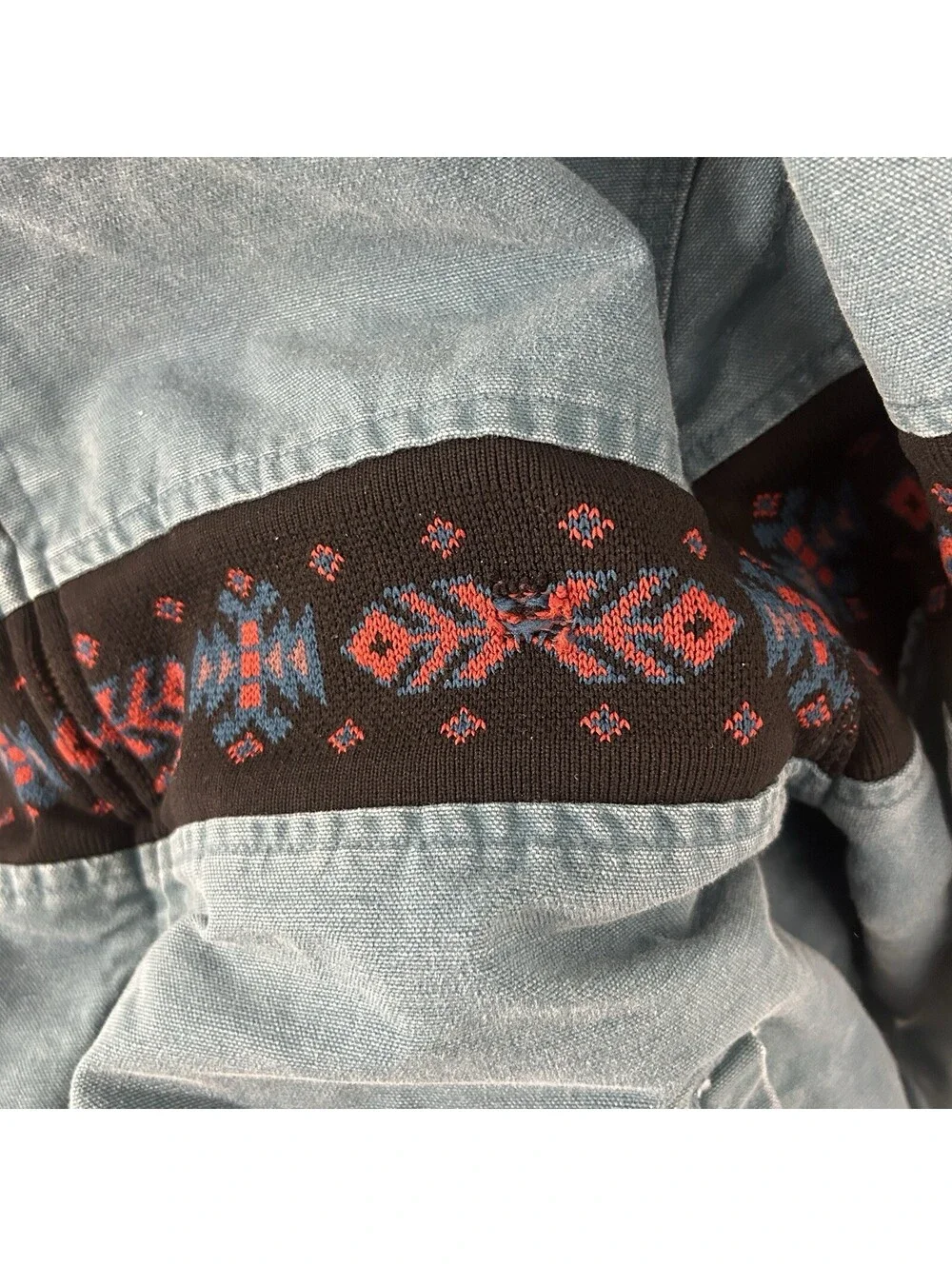 Vintage Carhartt Thermal Southwestern Aztec Jacket “Teal”